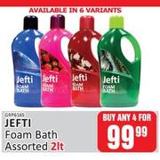 Jefti Foam Bath Assorted-For Any 4 x 2Ltr