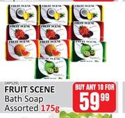 Fruit Scene Bath Soap Assorted-For Any 10 x 175g
