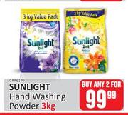 Sunlight Hand Washing Powder-For Any 2 x 3kg