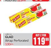 Glad Wrap Perforated-For 2 x 100m