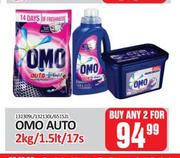Omo Auto-For Any 2 x 2kg/1.5Ltr/17's