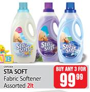Sta Soft Fabric Softener Assorted-For Any 3 x 2Ltr