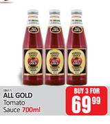 All Gold Tomato Sauce-For 3 x 700ml