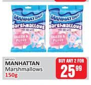 Manhattan Marsmallows-For Any 2 x 150g
