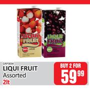 Liqui Fruit Assorted-For 2 x 2Ltr