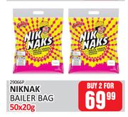 Niknak Bailer Bag-For 2 x 50g x 20g