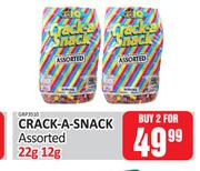 Crack A Snack Assorted-For 2 x 22g 12g