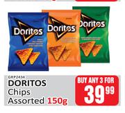 Doritos Chips Assorted-For 3 x 150g