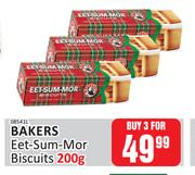 Bakers Eet-Sum-Mor Biscuits Original-For Any 3 x 200g