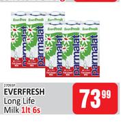 Everfresh Long Life Milk-6 x 1Ltr