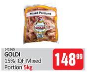 Goldi 15% IQF Mixed Portion-5kg
