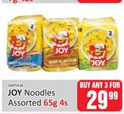 Joy Noodles-For Any 3 x 65g (4's Pack)