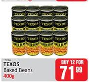Texos Baked Beans-For 12 x 400g