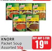 Knorr Packet Soup Assorted-For Any 5 x 50g