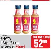 Shaya I'Faya Sauce Assorted-For Any 3 x 250ml
