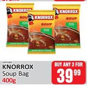 Knorrox Soup Bag-For Any 3 x 400g