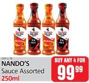 Nando's Sauce Assorted-For Any 4 x 250ml