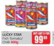 Lucky Star Fish Tomato/Chili-For Any 6 x 400g