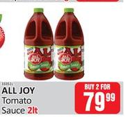All Joy Tomato Sauce-For 2 x 2Ltr