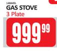 3 Plate Gas Stove
