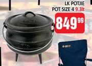 LK Potjie Pot Size 4 (9.3Ltr)