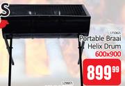 Portable Braai With Helix Drum 600 x 900