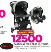 Chelino Carrinho para bebe mustang