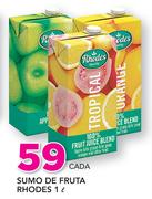 Sumo de Fruta Rhodes- 1Ltr cada
