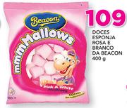 Doces Esponja rosa e Branco da bacon-400g