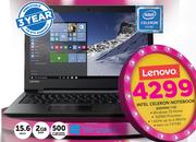 Lenovo 15.6" Intel Celeron Notebook Ideapad 110