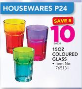 Housewares P24 15Oz Coloured Glass-Each