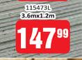 Gyproc 3.6m x 1.2mm