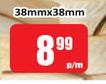 SABS 38mm x 38mm-Per m
