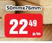 SABS 50mm x 76mm-Per m