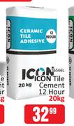 Icon Tile Cement 12 Hour-20Kg
