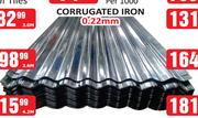 Corrugated Iron 0.22mm 3.6M