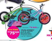 Raleigh 16" Or 20" Enduro Boys Or Girls Mountain Bikes-Each