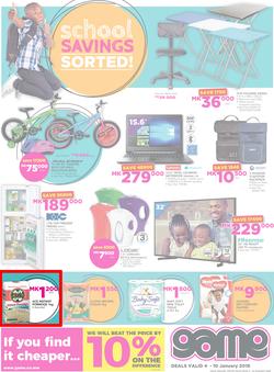 Game Malawi : Back To School (4 Jan - 10 Jan 2018), page 1