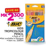 Bic Tropic Colour Pencil-Each 