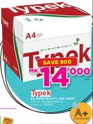 Typek A4 Paper Box 5 x 500 Sheet-Each