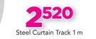 Decorland Steel Curtain Track Double-1m