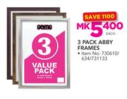 Game 3 Pack Abby Frames-Each