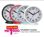 Student Clock-Each