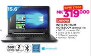 Lenovo 15.6" Intel Pentium Notebook IDEAPAD 110