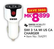 Swiss 3 1A MI US CA Charger