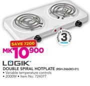 Logik Double Spiral Hotplate RSH-246083-01