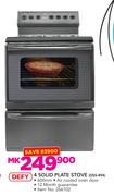 Defy 4 Solid Plate Stove DSS-494