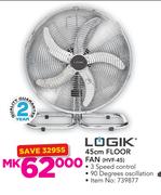 Logik 45cm Floor Fan HVF-45