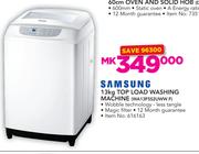 Samsung 13Kg Top Load Washing Machine WA13F5S2UWW F