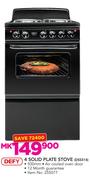 Defy 4 Solid Plate Stove DSS514
